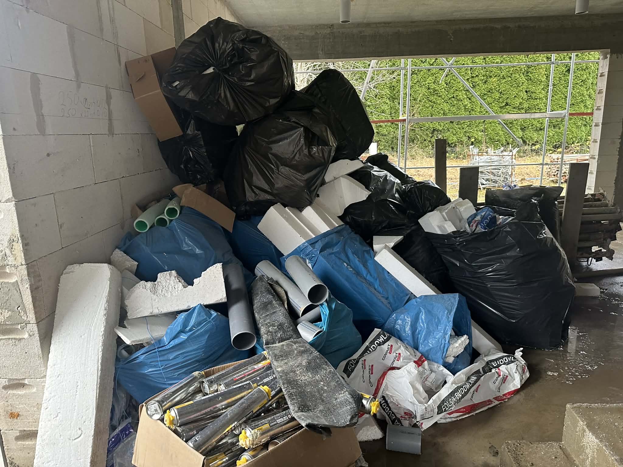 Wywóz odpadów budowlanych